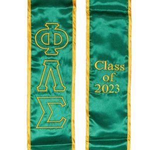 Phi Lambda Sigma 2025 Graduation Stole Sash